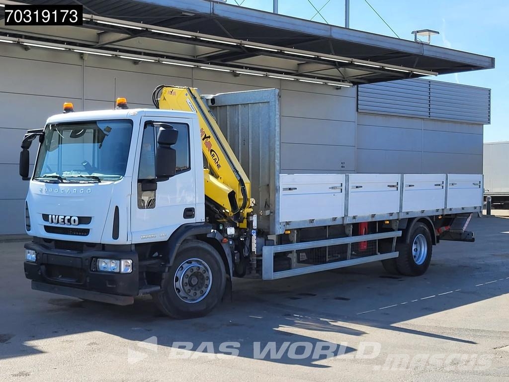 Iveco Eurocargo 180E300 4X2 Hyva V911 3S Crane Kran Telm Platte bakwagens