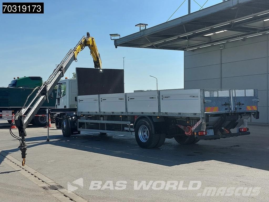 Iveco Eurocargo 180E300 4X2 Hyva V911 3S Crane Kran Telm Platte bakwagens