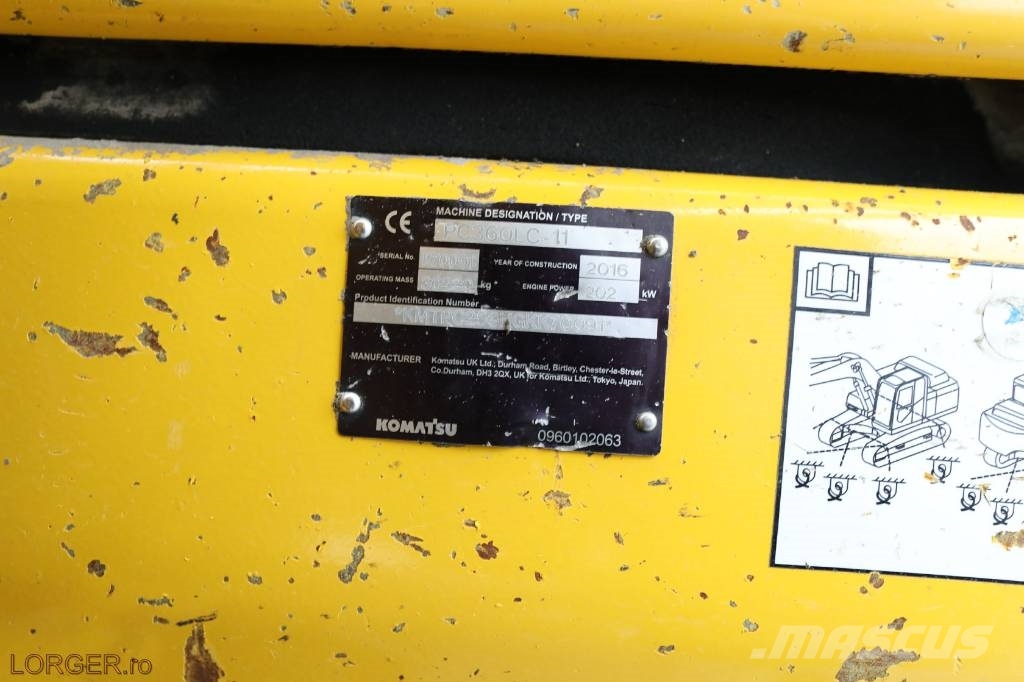 Komatsu PC 360 LC - 11 履带挖掘机