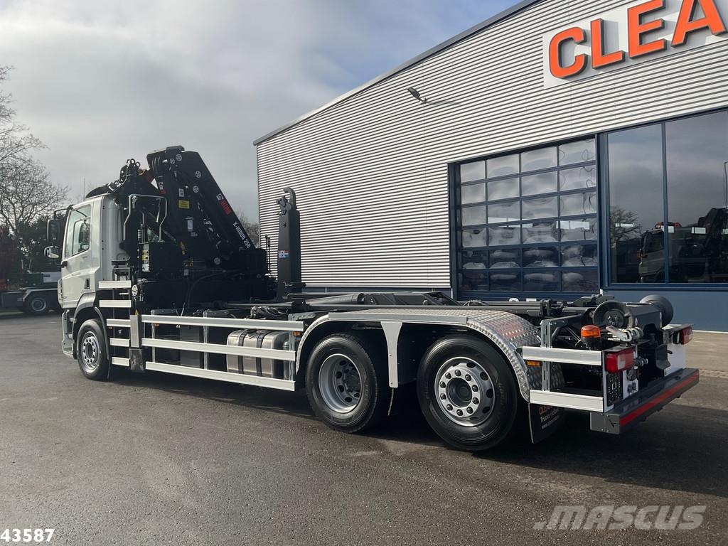 DAF FAN CF 430 Hiab 25 Tonmeter laadkraan 훅 리프트 트럭