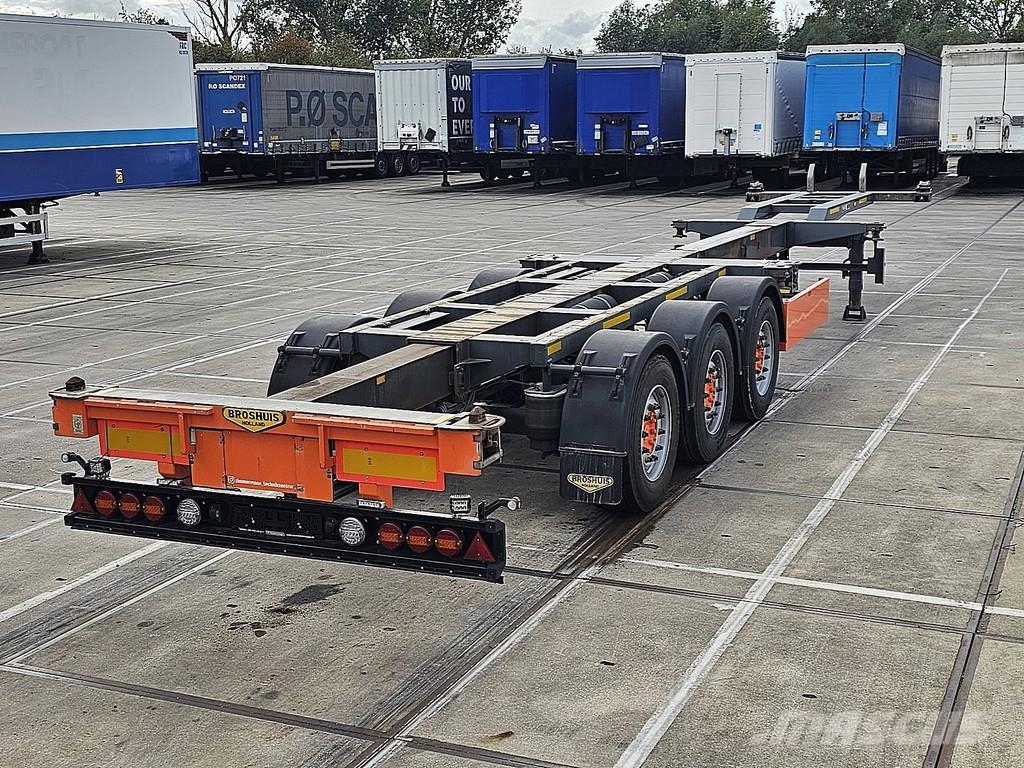 Broshuis MULTI telescopeerbaar Containerauflieger