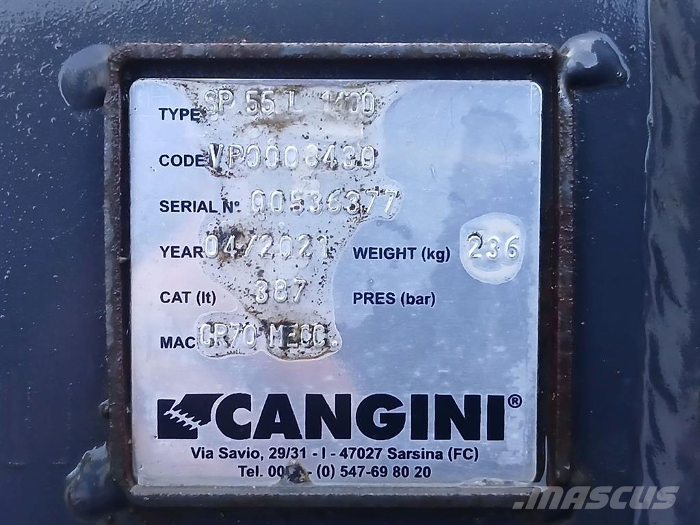 Yanmar VIO80-Cangini SP55L1400-Bucket/Tieflöffel/Graafbak دلاء