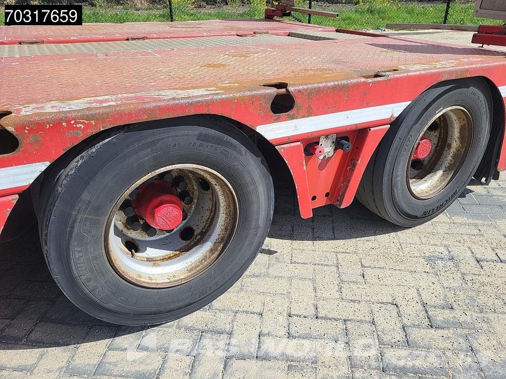 Doll T2E 2 axles Extendable 400cm APK 09/26 Gooseneck نصف مقطورة مسطحة منخفضة