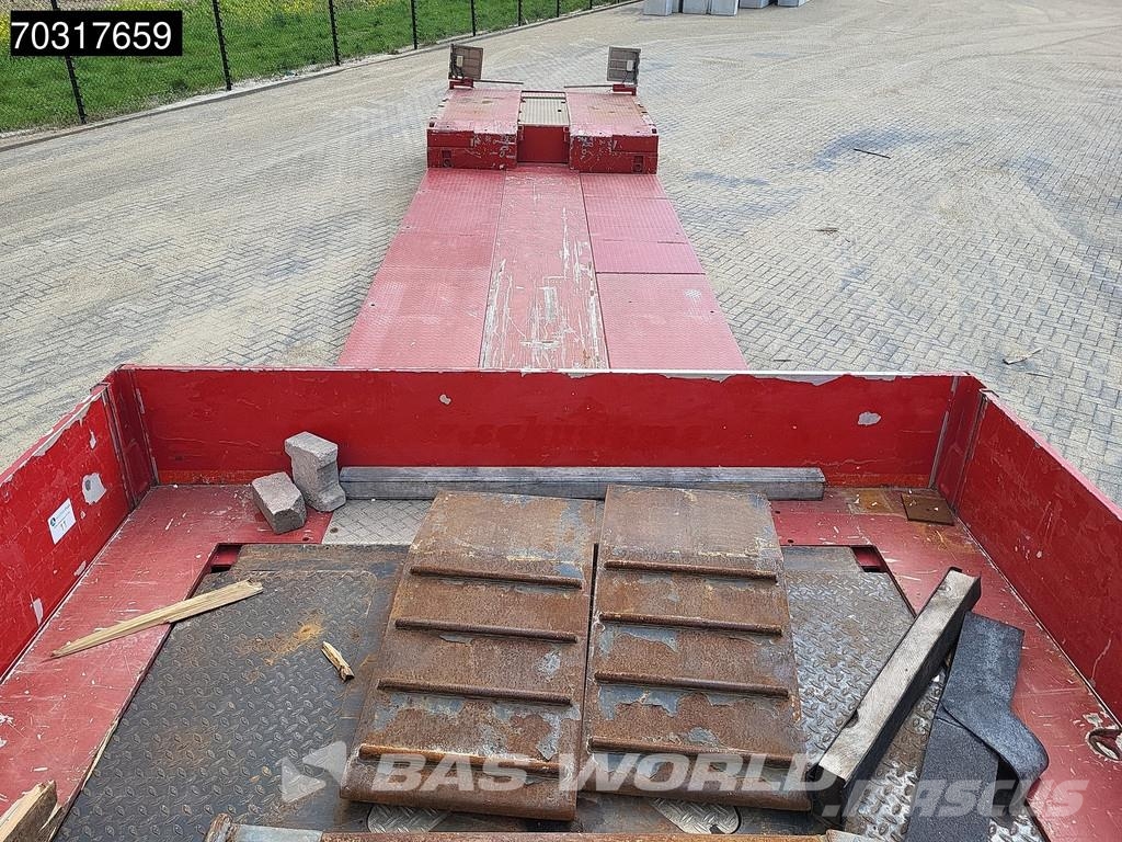 Doll T2E 2 axles Extendable 400cm APK 09/26 Gooseneck نصف مقطورة مسطحة منخفضة