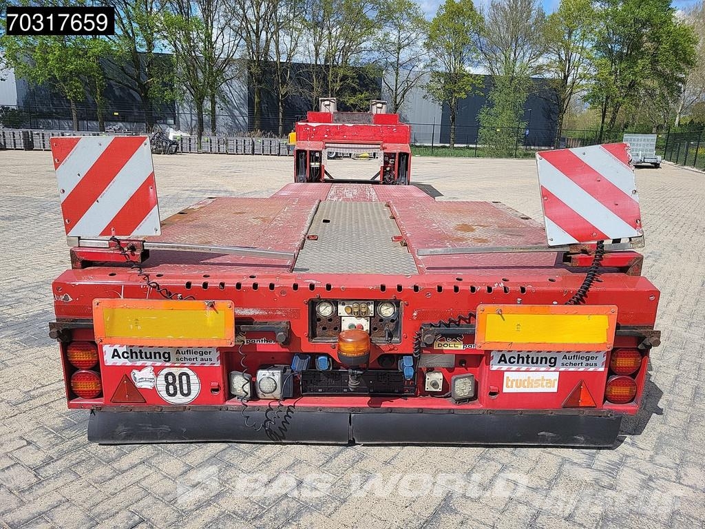 Doll T2E 2 axles Extendable 400cm APK 09/26 Gooseneck نصف مقطورة مسطحة منخفضة