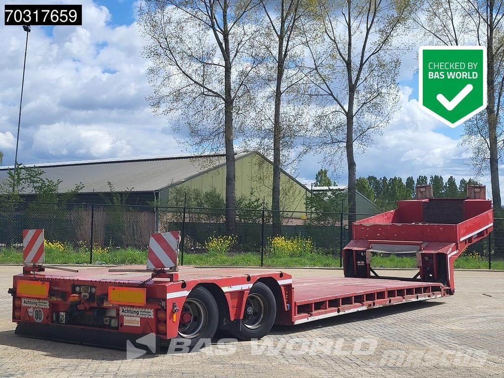 Doll T2E 2 axles Extendable 400cm Gooseneck Semirremolques de góndola rebajada