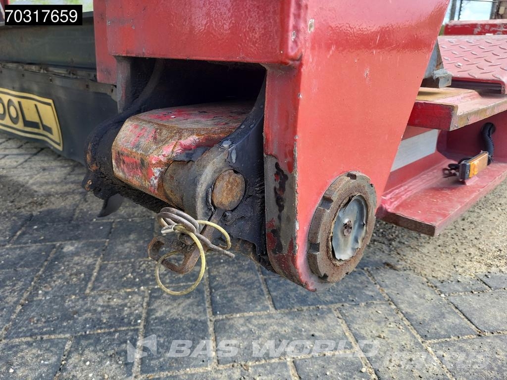 Doll T2E 2 axles Extendable 400cm APK 09/26 Gooseneck نصف مقطورة مسطحة منخفضة