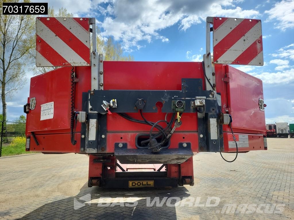 Doll T2E 2 axles Extendable 400cm APK 09/26 Gooseneck نصف مقطورة مسطحة منخفضة