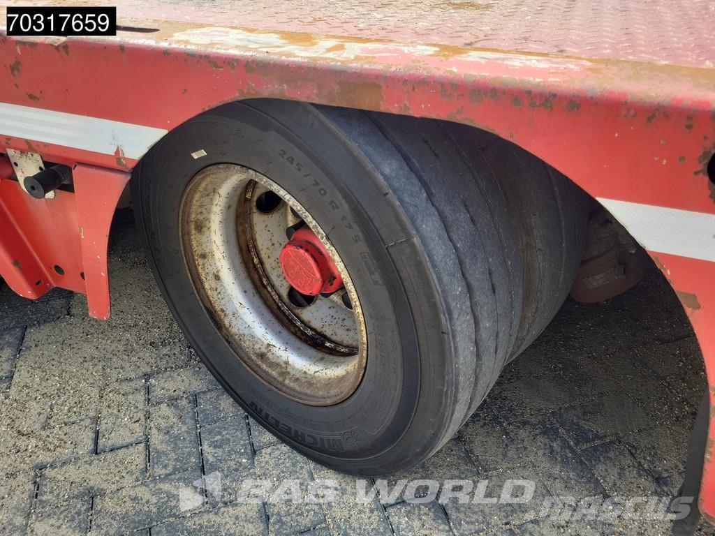 Doll T2E 2 axles Extendable 400cm APK 09/26 Gooseneck نصف مقطورة مسطحة منخفضة