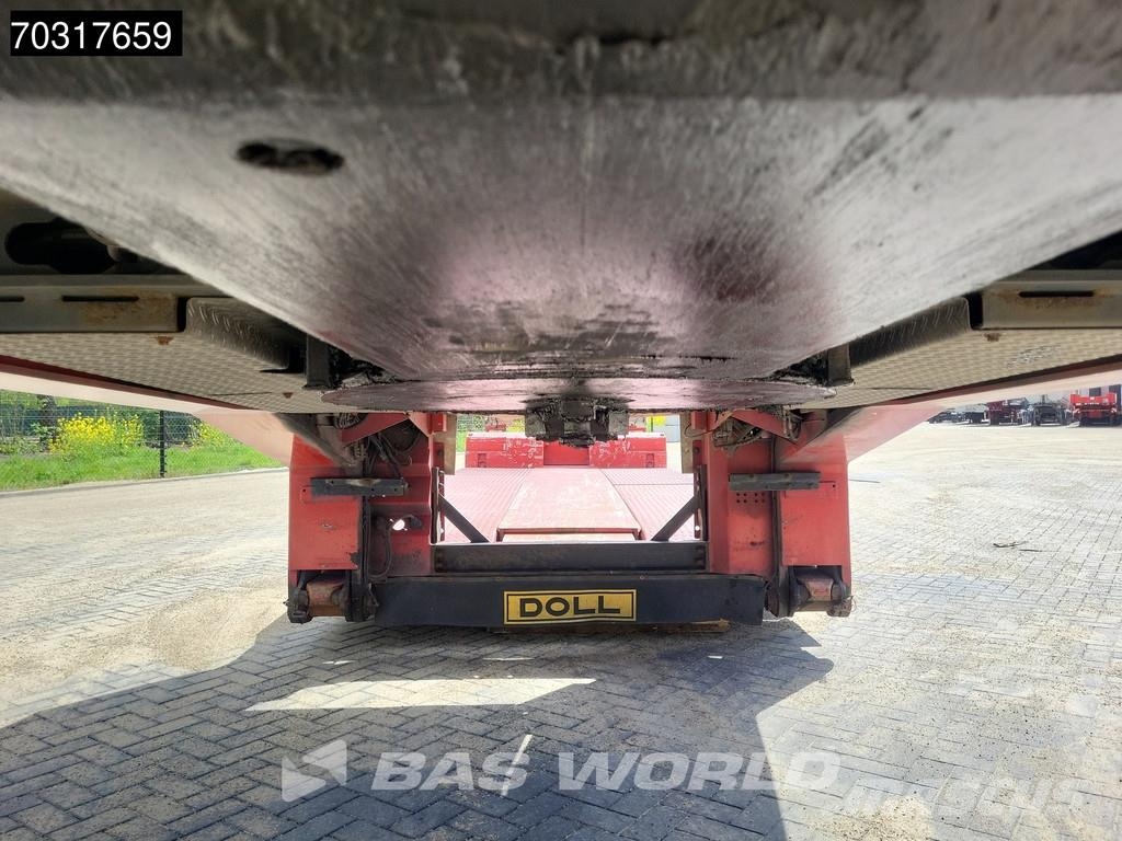 Doll T2E 2 axles Extendable 400cm APK 09/26 Gooseneck نصف مقطورة مسطحة منخفضة