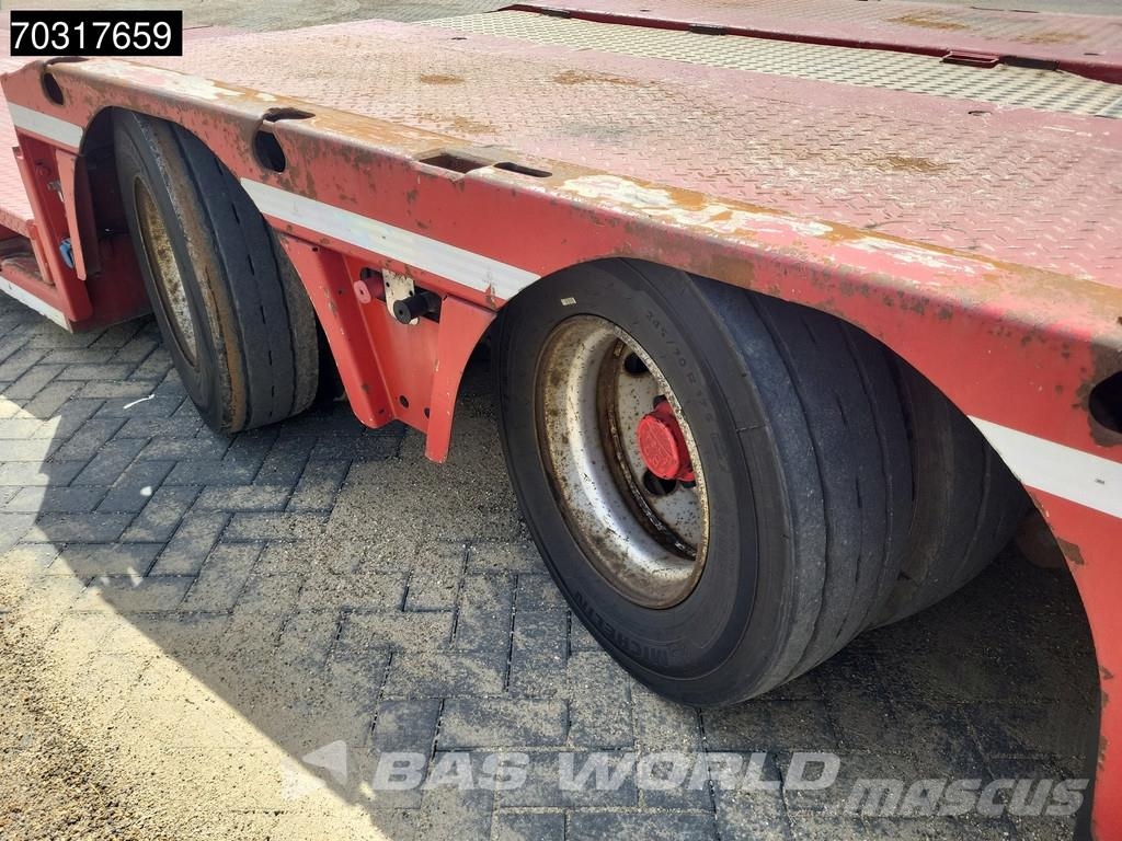 Doll T2E 2 axles Extendable 400cm APK 09/26 Gooseneck نصف مقطورة مسطحة منخفضة