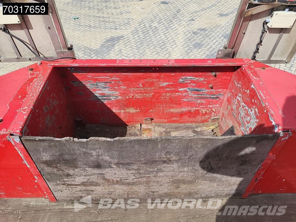Doll T2E 2 axles Extendable 400cm Gooseneck Semirremolques de góndola rebajada