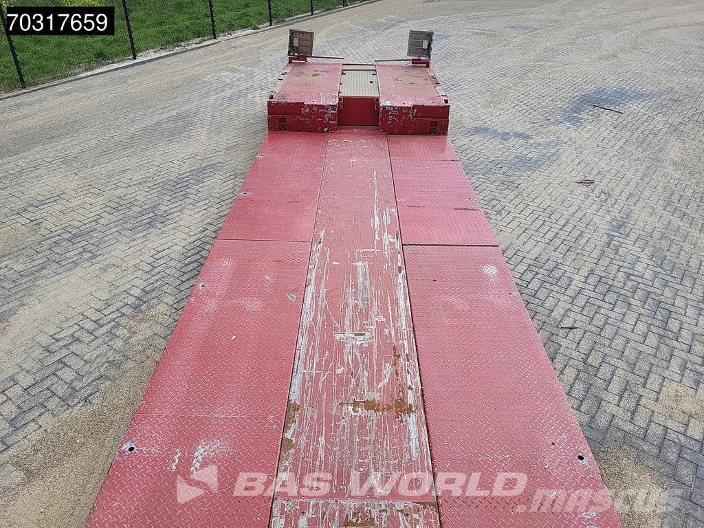 Doll T2E 2 axles Extendable 400cm APK 09/26 Gooseneck نصف مقطورة مسطحة منخفضة