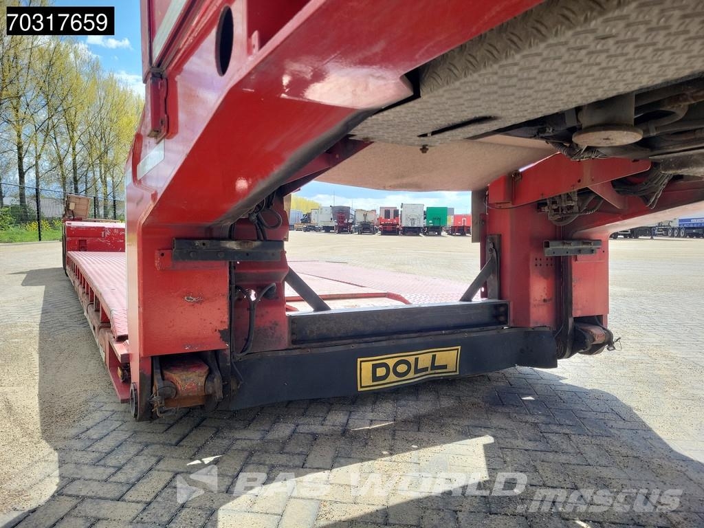 Doll T2E 2 axles Extendable 400cm Gooseneck Diepladers