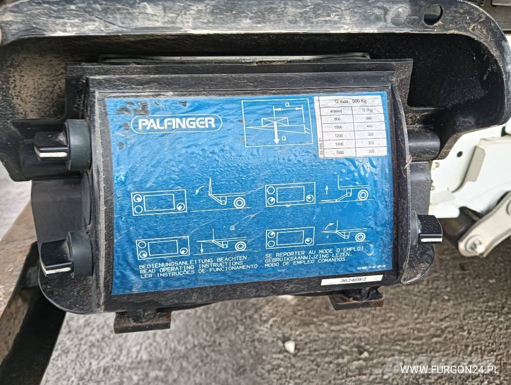 Fiat DUCATO KONTENER WINDA NR 742 Цельнометаллический фургоны