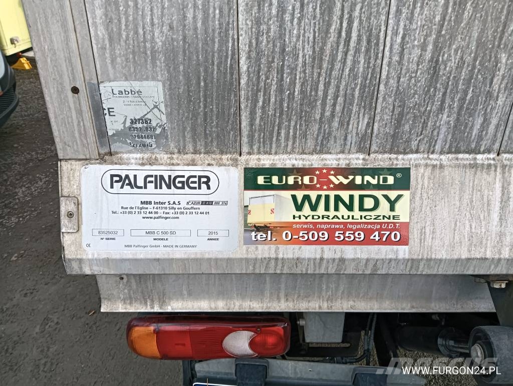 Fiat DUCATO KONTENER WINDA NR 742 Цельнометаллический фургоны