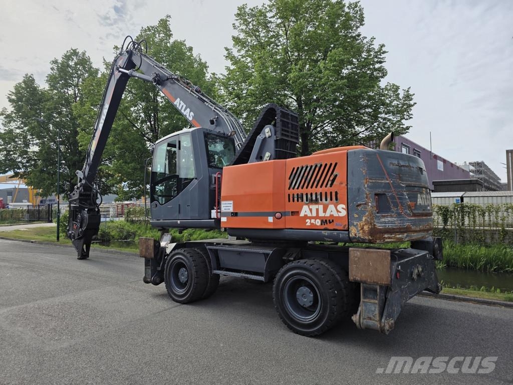Atlas mh 250 handler 7214 hours overslagkraan atlas mh 2 工业挖掘机
