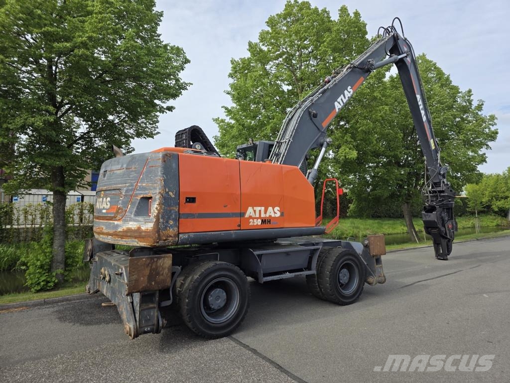 Atlas mh 250 handler 7214 hours overslagkraan atlas mh 2 工业挖掘机
