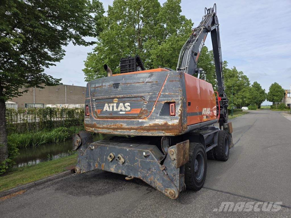 Atlas mh 250 handler 7214 hours overslagkraan atlas mh 2 工业挖掘机