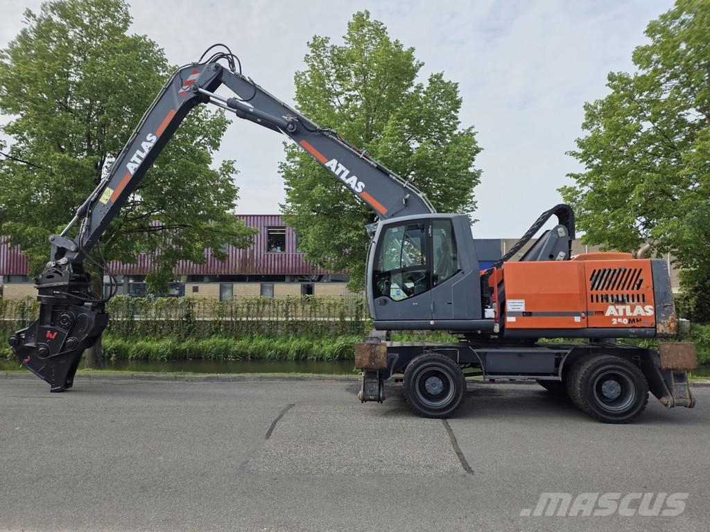 Atlas mh 250 handler 7214 hours overslagkraan atlas mh 2 工业挖掘机