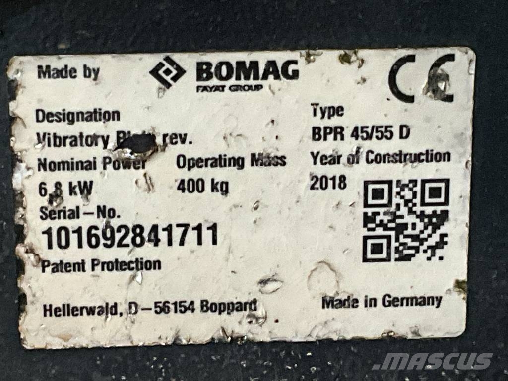 Bomag BPR 45/55 D دكاكات أفقية