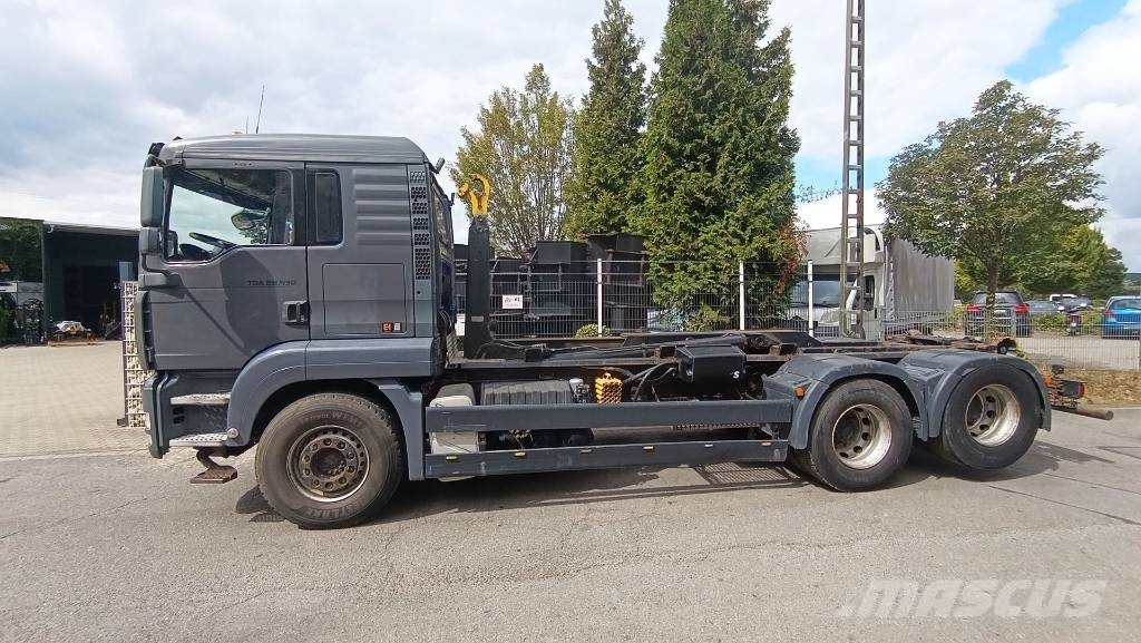 MAN Abrollkipper 28.430 Multilift 21t Dolly-Achse 6x2 شاحنات الرافعات الخطافية