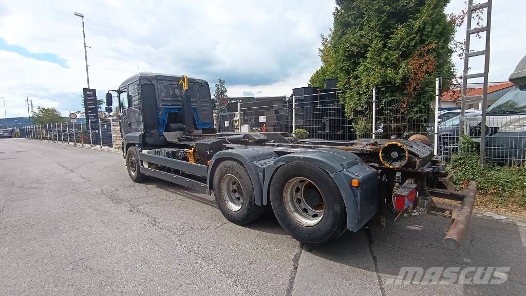 MAN Abrollkipper 28.430 Multilift 21t Dolly-Achse 6x2 شاحنات الرافعات الخطافية