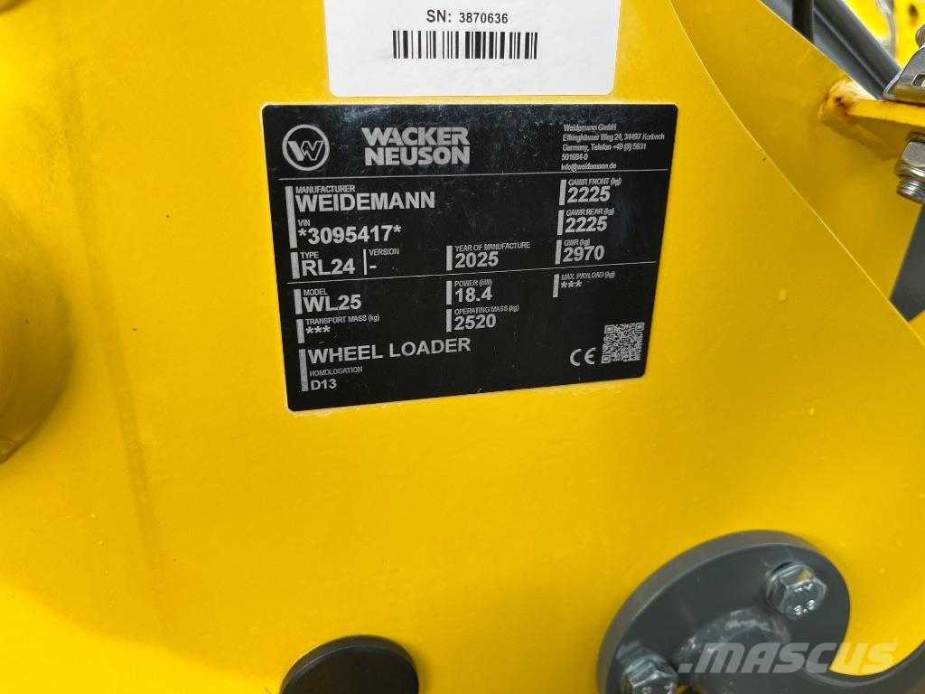 Wacker Neuson WL 25 Minilæsser - knækstyret
