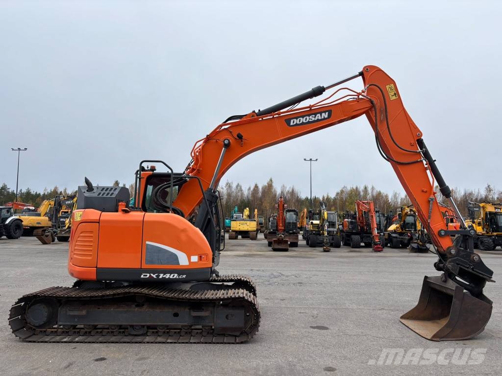 Doosan DX 140 LCR-5/ Kallistuva kauha, Pienet tunnit Telakaivukoneet