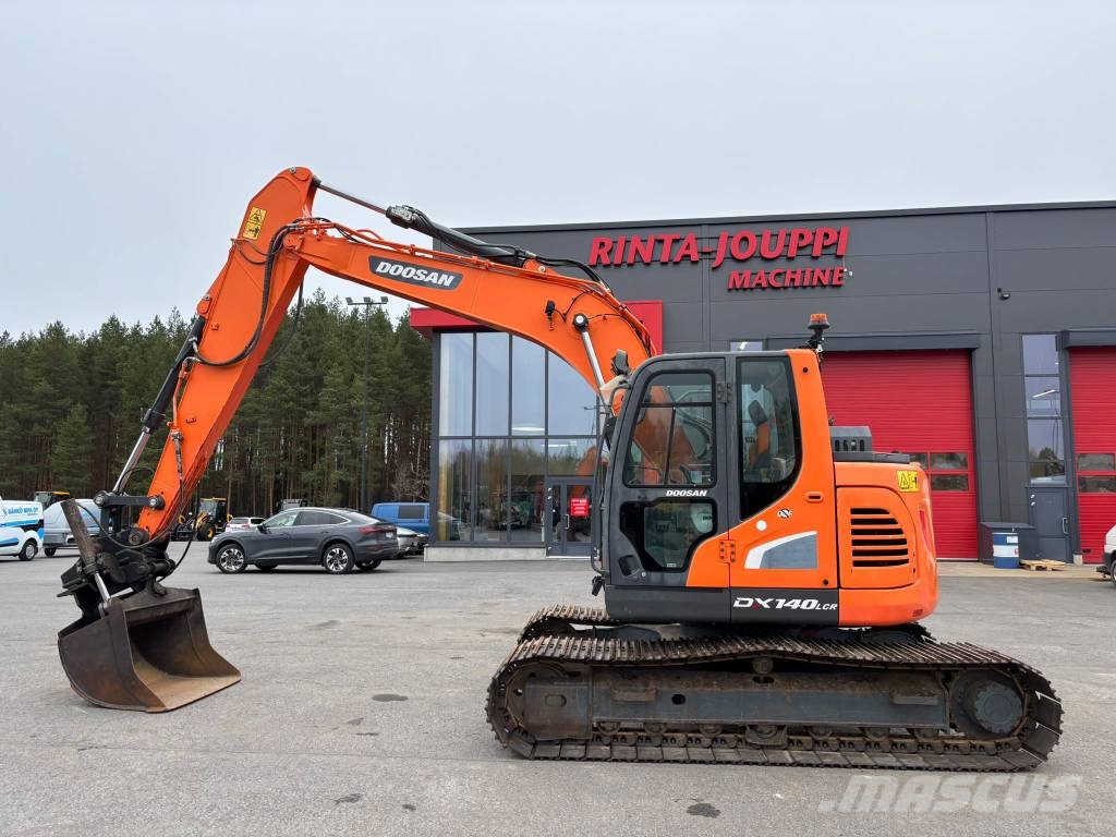 Doosan DX 140 LCR-5/ Kallistuva kauha, Pienet tunnit Telakaivukoneet