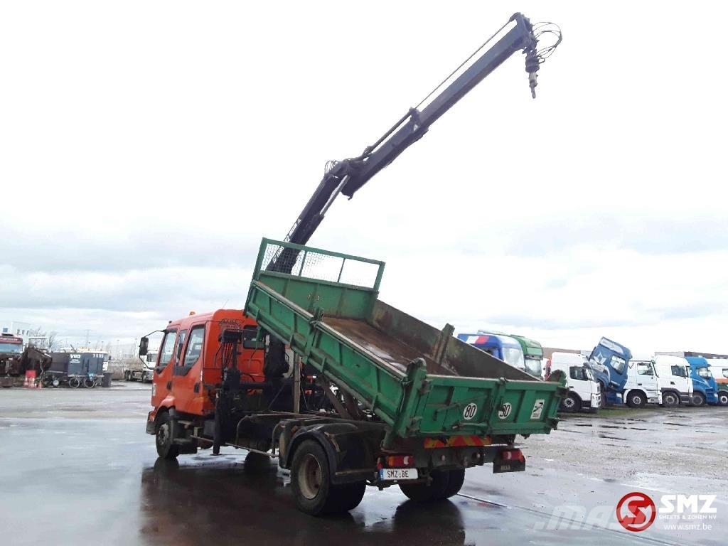 Renault Midlum 210 Hiab 102 manual pump Автомобильные краны