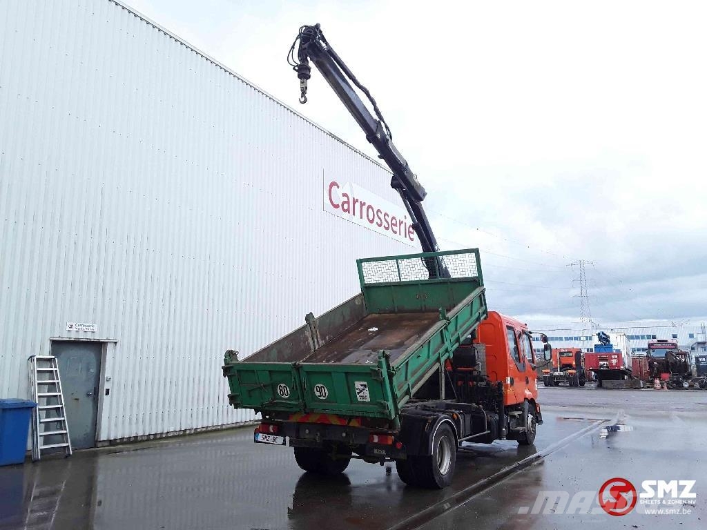 Renault Midlum 210 Hiab 102 manual pump Автомобильные краны