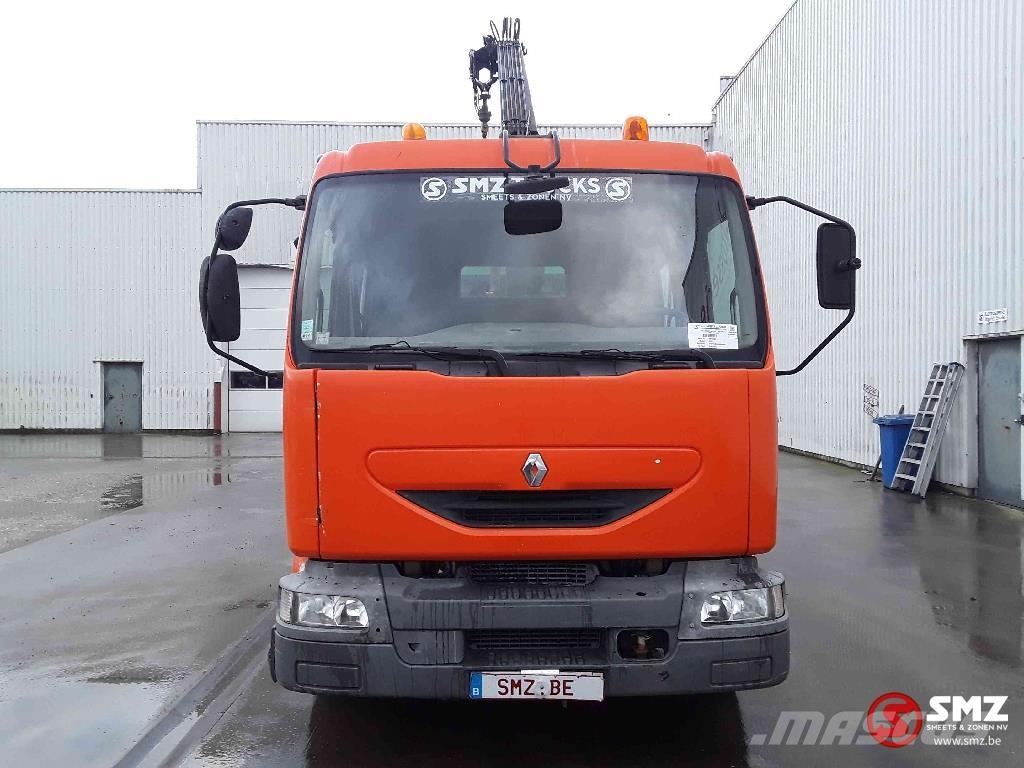 Renault Midlum 210 Hiab 102 manual pump Автомобильные краны
