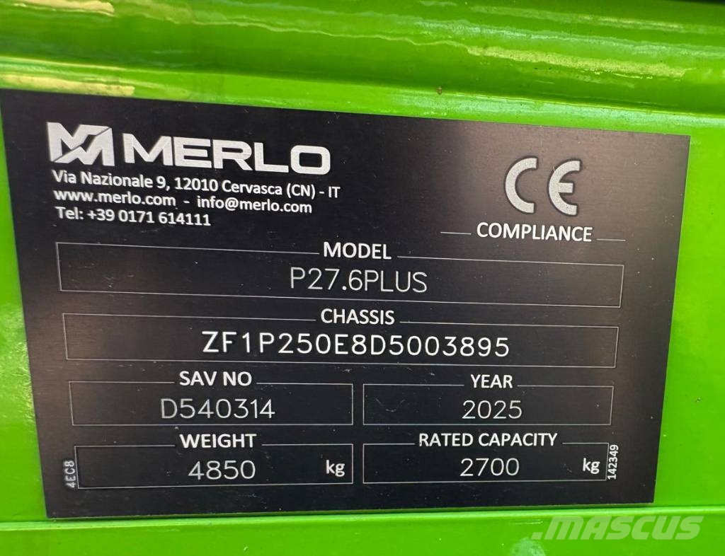 Merlo P 27.6 Plus Telescopic handlers