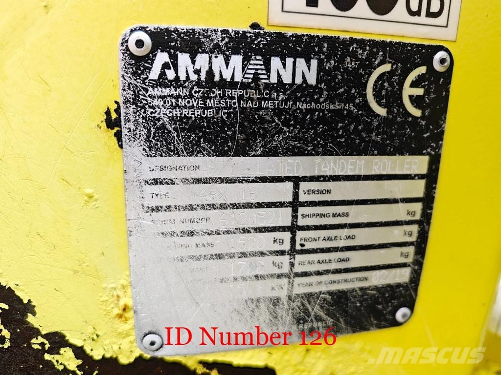 Ammann ARX 16 Otros rodillos