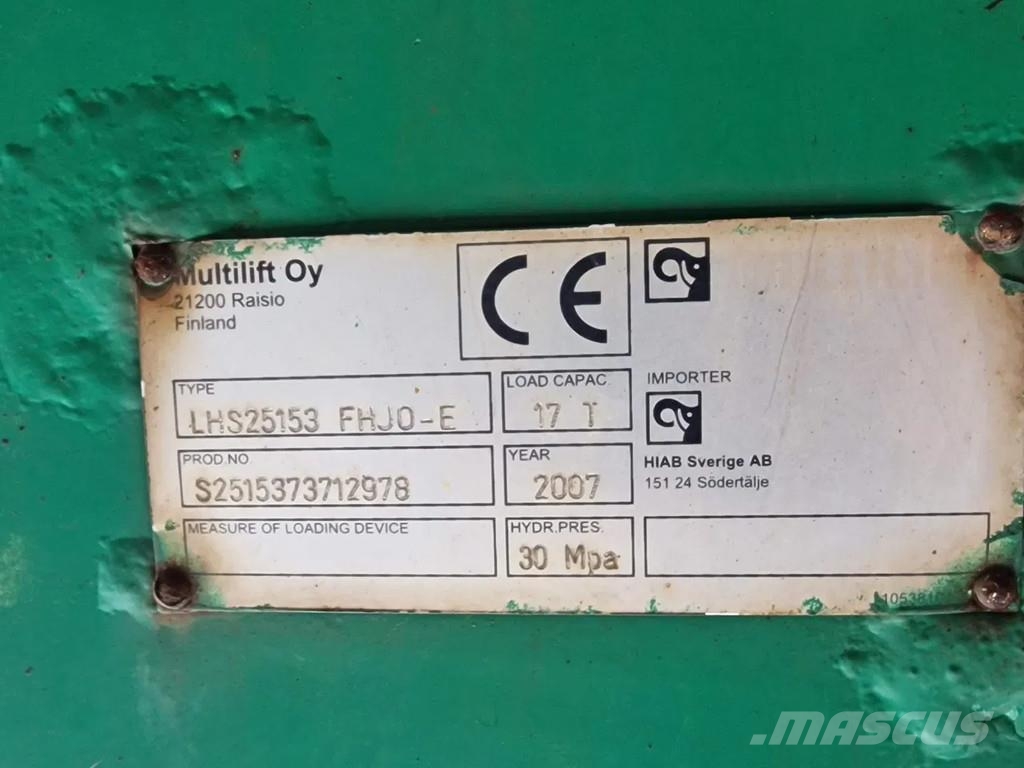 Volvo FH 13.440 6x2*4 - HIAB Hooklift 17T - Euro 5 - I s Lastväxlare/Krokbilar