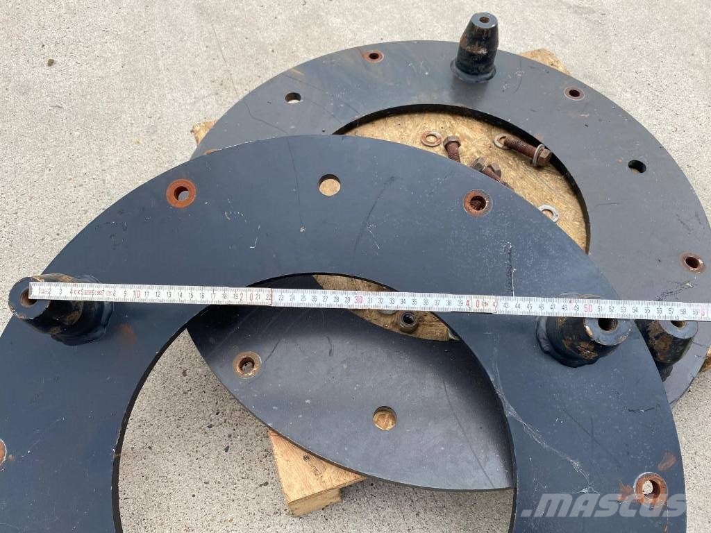 Adapterplatten Hinterradgewichte Žemės ūkis - Kita