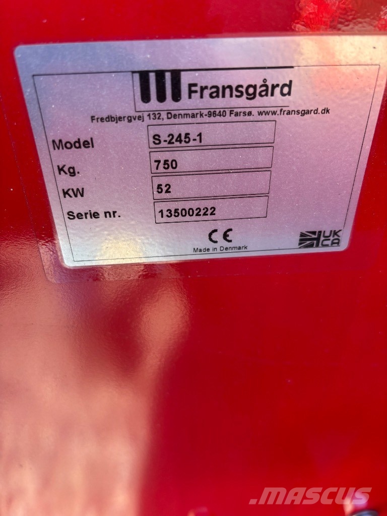 Fransgård Snöfräs s-245-1 Snežne freze
