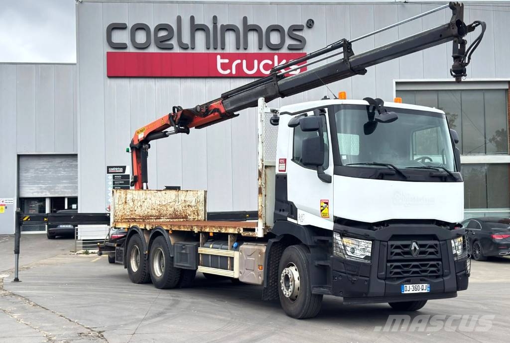 Renault C 380 + Palfinger PK 18002 H Caminhões de mesa/dropside