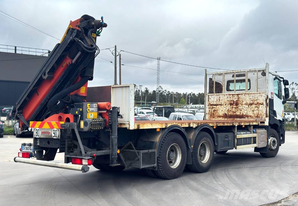 Renault C 380 + Palfinger PK 18002 H Caminhões de mesa/dropside