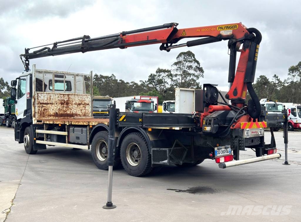 Renault C 380 + Palfinger PK 18002 H Caminhões de mesa/dropside
