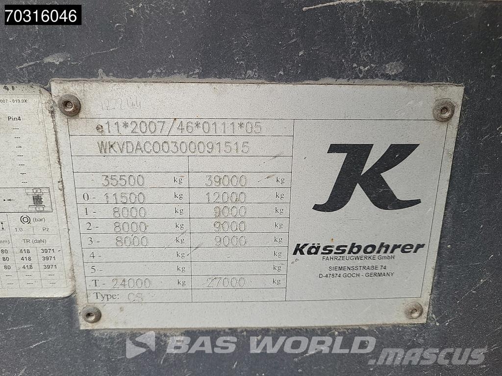 Kässbohrer CS 3 axles Lift Axle 40ft Containerchassis