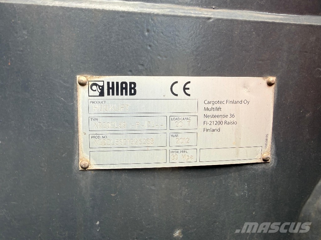 Hiab 322 EP-5 Hipro, Abroll, Pritsche Truck mounted cranes