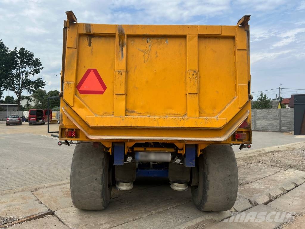 Krone SD TRI AXLE DRAW BAR Remolques con caja de volteo