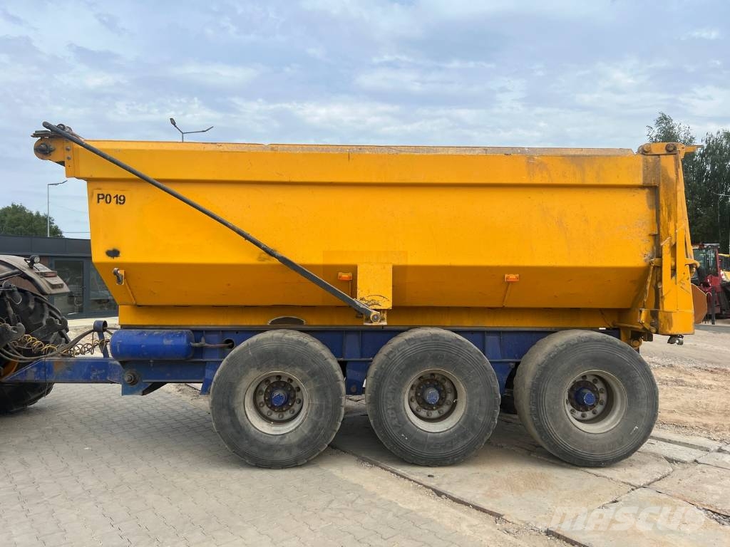 Krone SD TRI AXLE DRAW BAR Remolques con caja de volteo