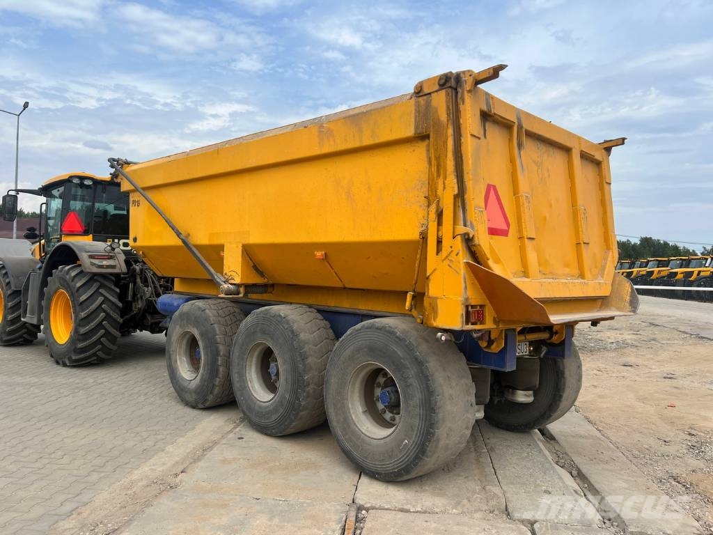 Krone SD TRI AXLE DRAW BAR Remolques con caja de volteo