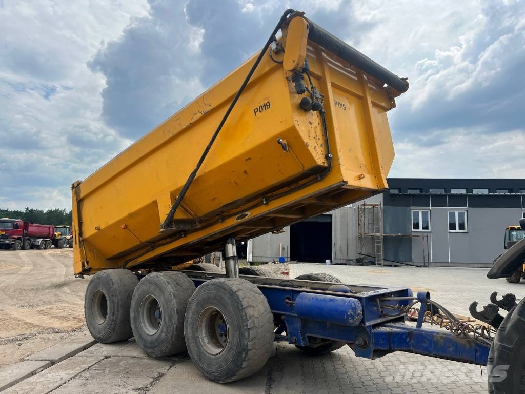 Krone SD TRI AXLE DRAW BAR Remolques con caja de volteo