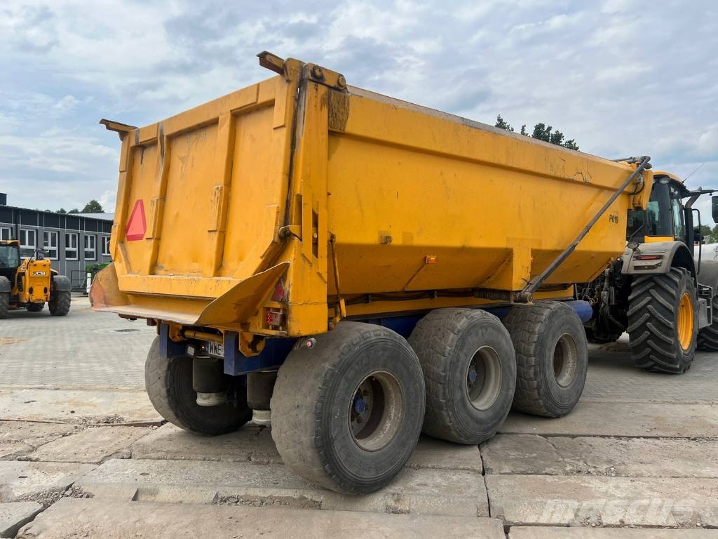 Krone SD TRI AXLE DRAW BAR Remolques con caja de volteo