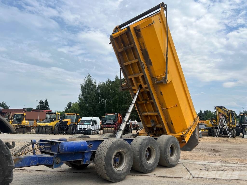 Krone SD TRI AXLE DRAW BAR Remolques con caja de volteo