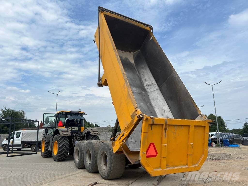 Krone SD TRI AXLE DRAW BAR Remolques con caja de volteo
